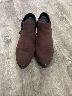 Franco Sarto Men's Dark Brown Suede Chukka Boots
